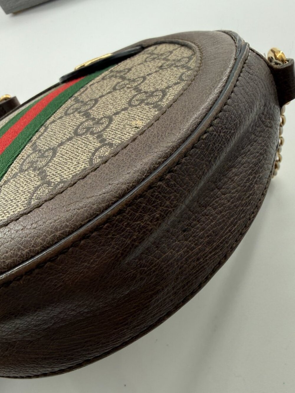 Gucci Ophidia Round Mini Crossbody Bag - Picture 5 of 14